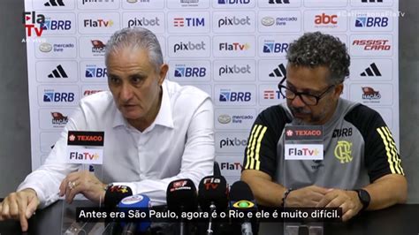 Campeonato Carioca é o mais forte do Brasil hoje avalia Tite após