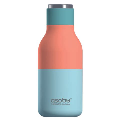 Asobu 473ml Double Wall Insulated Stainless Steel Water Bottle