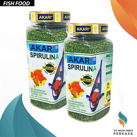 Jual Pakan Ikan AKARI SPIRULINA 300 Gr Shopee Indonesia