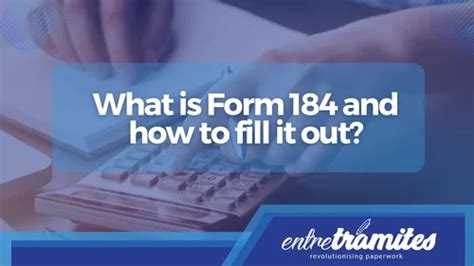 Form 184 Modelo 184 how to fill it out Entre Trámites