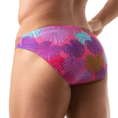 Bikini De Ba O Floral Rosa Ba Adores Slips Para Hombre De Marca