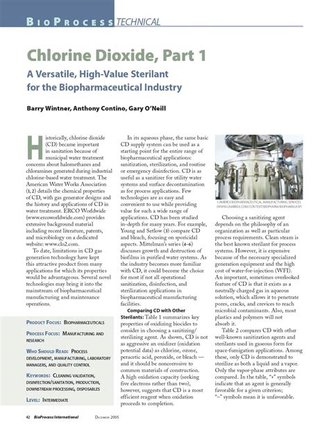 Chlorine Dioxide, Part 1 - AquaEnergy Expo Knowledge Hub