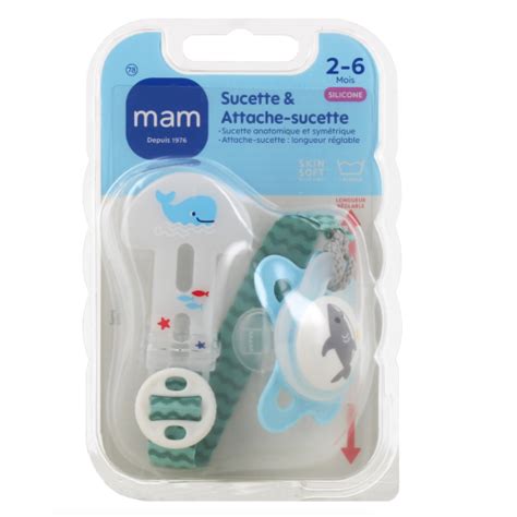 Kit Sucette Silicone Avec Attache Sucettes 2 6 Mois