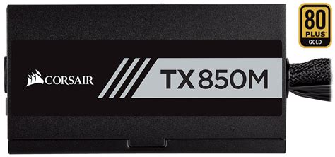 TX-M Series™ TX850M — 850 Watt 80 Plus® Gold Certified PSU