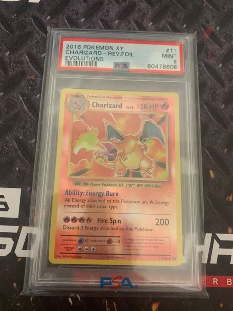 Psa Charizard Reverse Holo Evolutions Aukro