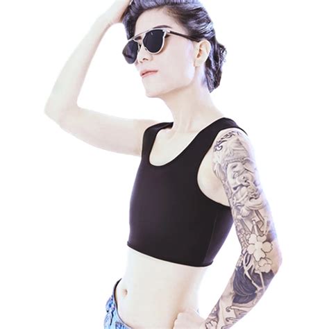 Breathable Chest Binder Tomboy Underwear Flat Breast Binder For Tomboy Lesbian Trans Side Hook