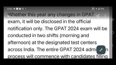 Gpat Application Form Date Youtube