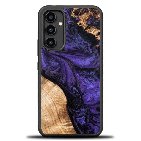 Etui z drewna i żywicy na Samsung Galaxy A54 5G Bewood Unique Violet