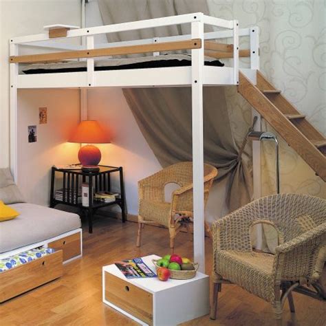 Lit Mezzanine Robuste Simple Ou Double Espace Loggia