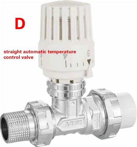 5 sizes straight manual temperature control valve Automatic temperature control valve floor ...