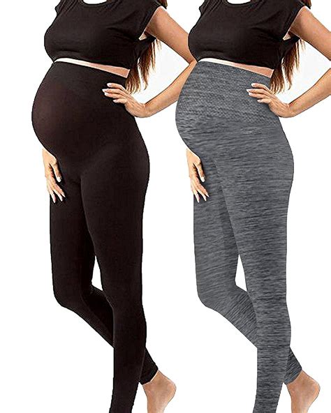 Maternity Tights Activewear Leggings Gym Clothes Jeggings Pants Super Stretch Nursing Clothes