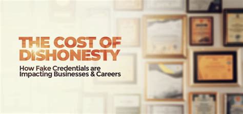 The Cost of Dishonesty: How Fake Credentials are Impacting Businesses ...