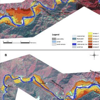 (A) Map of Alaknanda River catchment showing major locations and ...