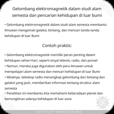 Gelombang Elektromagnetik Dalam Studi Alam Semesta Dan Pencarian