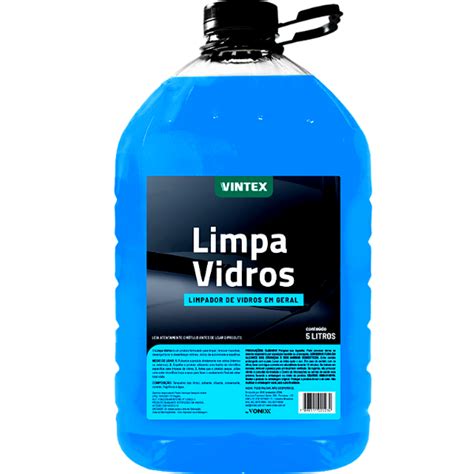 Limpa Vidros Desengordurante E Tira Manchas Vintex L