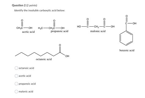 Solved Question 1 (2 points) Saved The molecules shown below | Chegg.com 