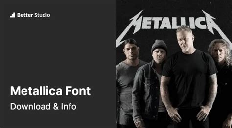 Metallica Font Free Download