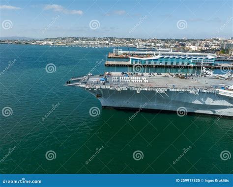 Mighty Uss Midway An Aircraft Carrier Of The United States Navy The