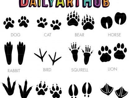 Top Animal Tracks Stock Vectors, Illustrations & Clip Art - Clipart Library - Clip Art Library