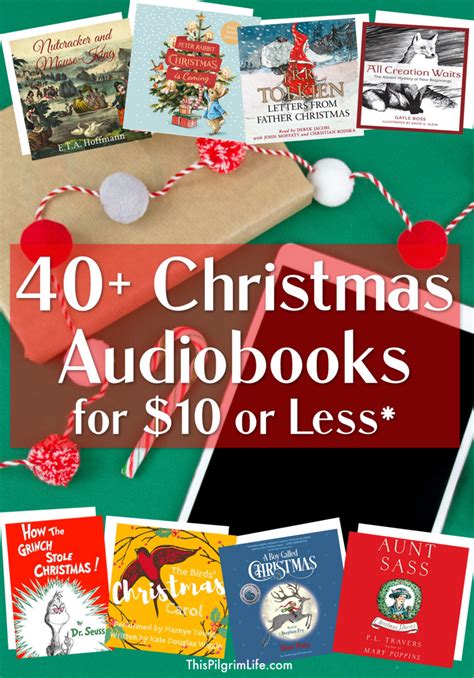 40+ Christmas Audiobooks Under $10! - This Pilgrim Life