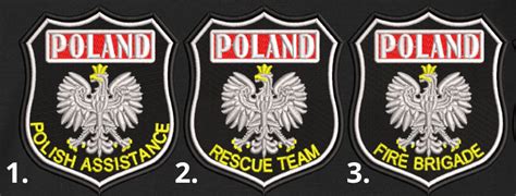 Emblemat STRAŻ POŻARNA OSP PSP RESCUE Sklep ArtHaft