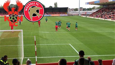 Kidderminster Harriers Vs Walsall Vlog Comfortable Win Youtube