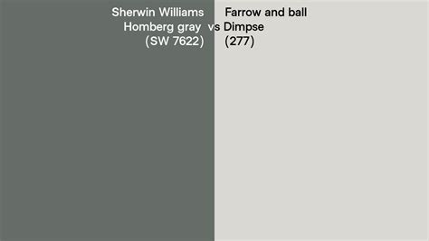 Sherwin Williams Homberg Gray Sw Vs Farrow And Ball Dimpse