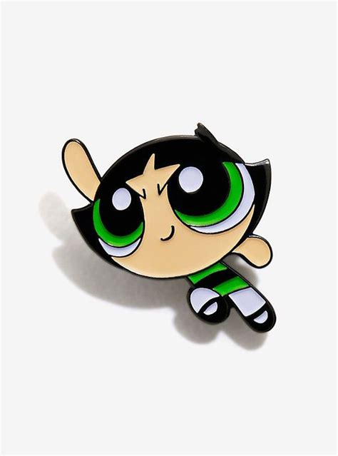 The Powerpuff Girls Buttercup Enamel Pin Powerpuff Girls Buttercup Powerpuff Girl Powerpuff