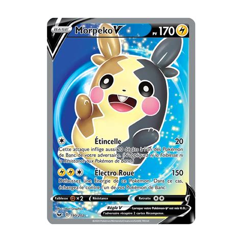 Morpeko Joyau Ultra Rare De L Extension Pok Mon P E Et Bouclier