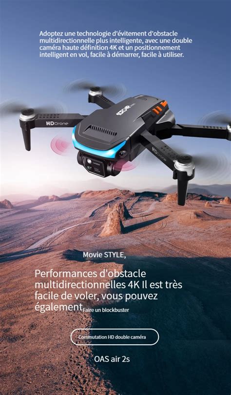 4K Double C Orange 2B KOHR 2023 nouveau drone z888 4k caméra hd