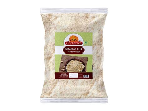 Ghotaram Chikki Fresh Soyabean Soya Bean Atta Flour Cholesterol Free