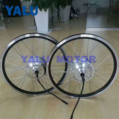 Electric Bike Wheels Brushless Hub Dc Motor W V With Disc Brake