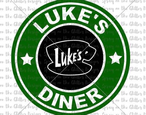 Lukes Diner Hand Drawn Logo Design Svg Png  Cricut Etsy Israel