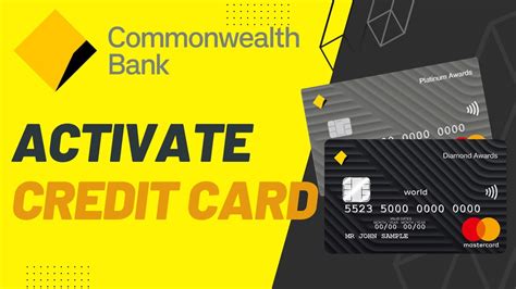 How To Activate Commonwealth Credit Card Youtube