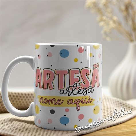 Caneca Personalizada Flork Profissões Engraçadas Artesã no Elo7