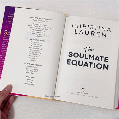 The Soulmate Equation By Christina Lauren Hobbies And Toys Books