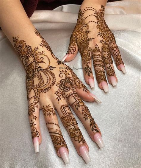 Most Beautiful Stylish Khafif Back Hand Mehndi Designs Collections