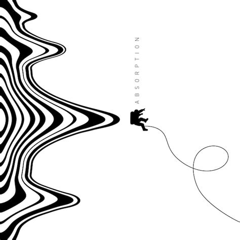 Premium Photo | Abstract wave concept black and white illustration ...