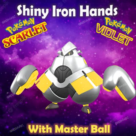 Shiny Iron Hands 6iv Battle Ready Raid Build Pokemon Scarlet And