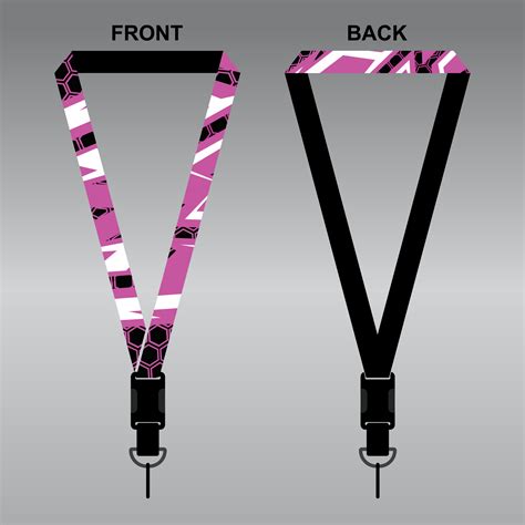 Lanyard Template Design For Company Purposes And More 16108800 Vector Art at Vecteezy