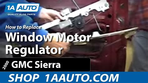 How To Install Replace Window Motor GMC Sierra 99 06 1AAuto YouTube