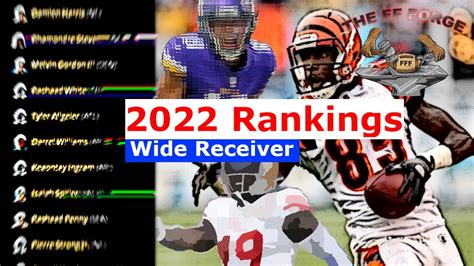 Wide Receiver Rankings And Tiers Half PPR 2022 Fantasy Football