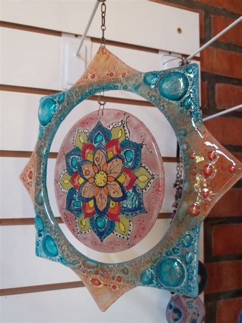 Mandala En Vitrofusion Fused Glass Art Glass Fusion Ideas Stained