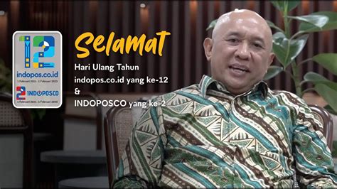 Menkopukm Drs Teten Masduki Hut Indopos Co Id Dan Indoposco Youtube