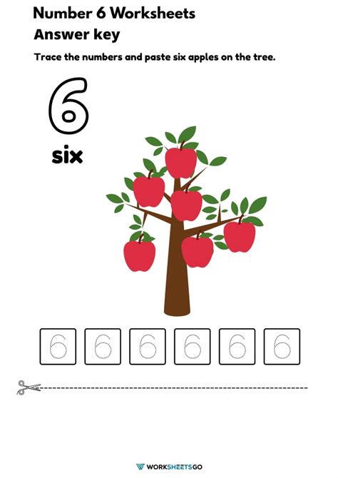 Number 6 Worksheets | WorksheetsGO