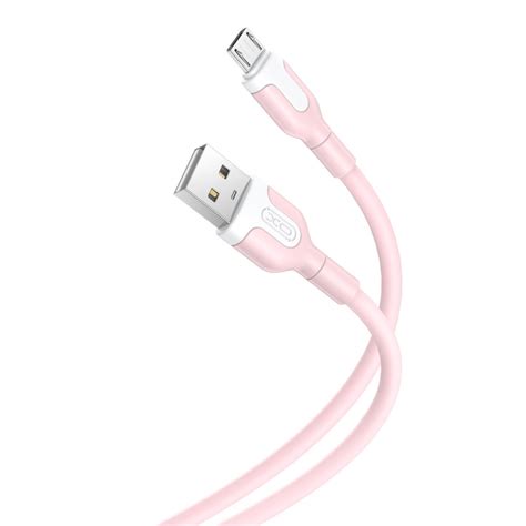 XO Kabel NB212 USB microUSB 1 0 m 2 1A różowy XO Sklep EMPIK