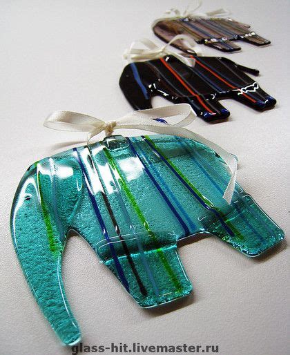 Фьюзинг.Стекло. Подвеска "Слонёнок". в интернет-магазине на Ярмарке ...