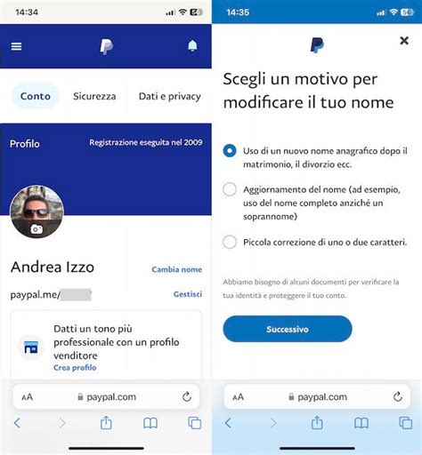 Come Cambiare Nome Su Paypal Salvatore Aranzulla