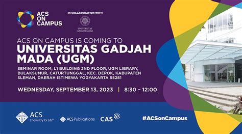 ACS On Campus Is Coming To Universitas Gadjah Mada Perpustakaan Dan