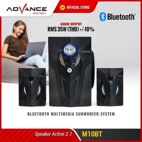 Jual Advance M Bt Speaker Stereo Bluetooth Xtra Bass Subwoofer Garansi